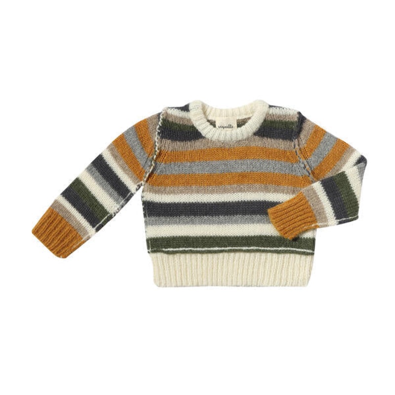 Vignette Donna Sweater – Gold Stripe