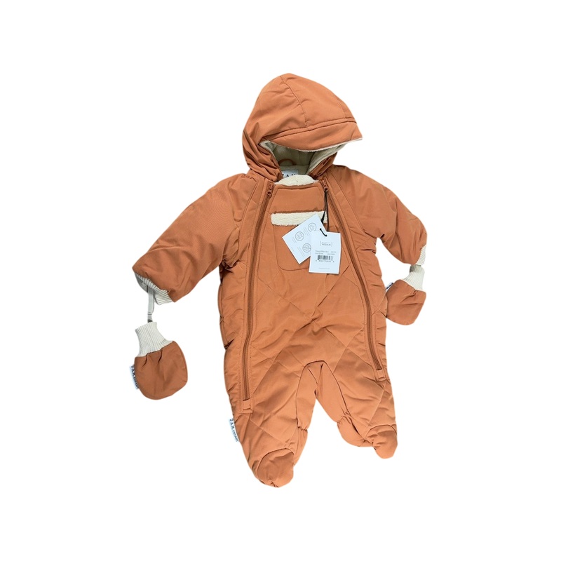7 A.M. Enfant Benji Snowsuit Bebe, 3-6 Months, Spiced Quilted