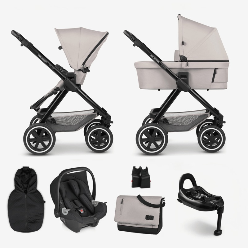 ABC Design Samba Pram 2024 – Travel System – Powder