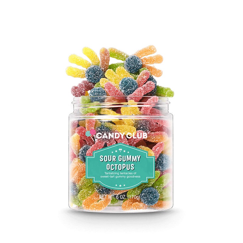 Candy Sour Gummy Octopus