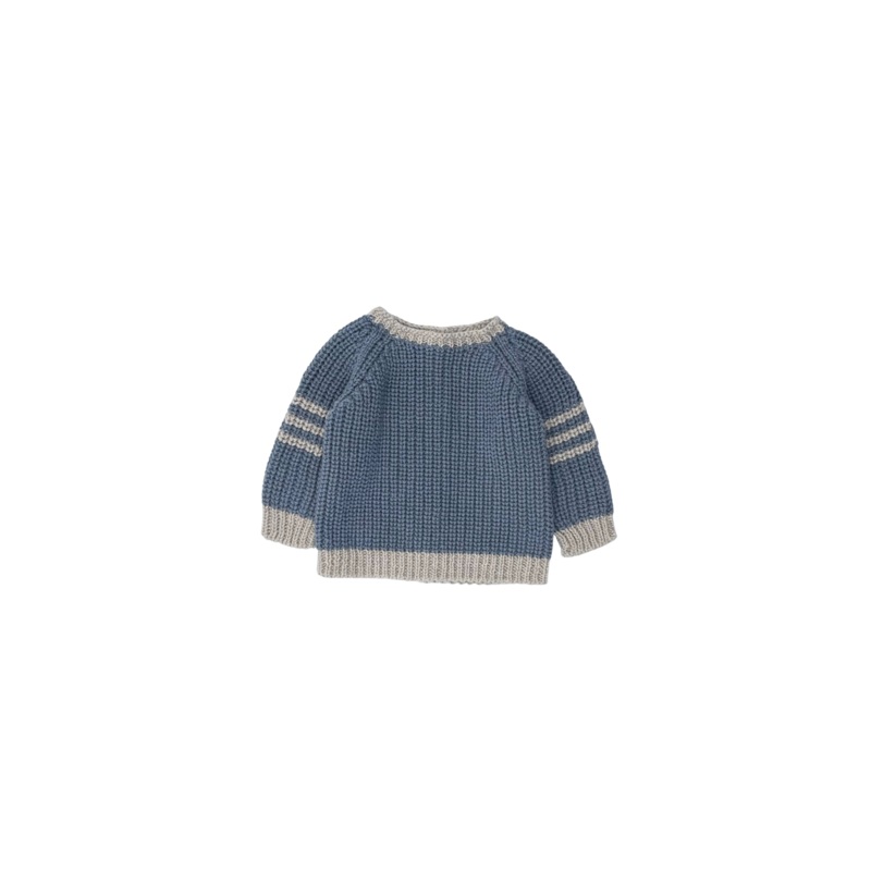 Knit Stripe Sweater – Ocean + Toasted
