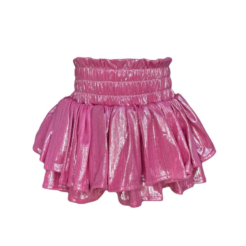 Metallic Skort – Pink