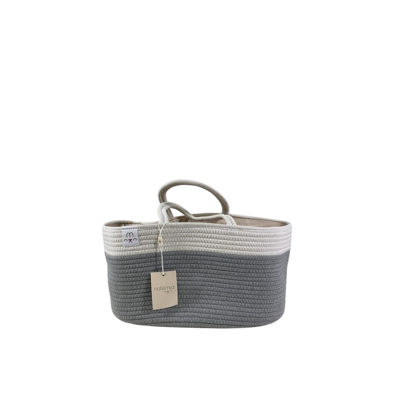Natemia Diaper Caddy Organizer, Grey
