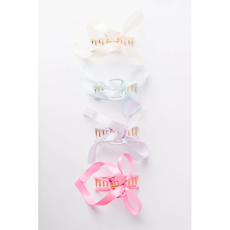 Ribbon Claw Clip – Off-White
