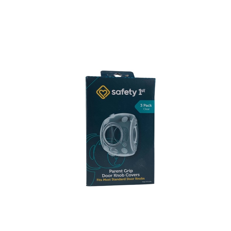 Safety 1st Grip And Twist Door Knob Covers, Clear, 3 Pack