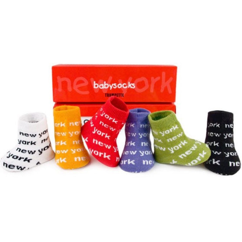 Trumpette New York Socks – 6 Pair, 0-12 Months