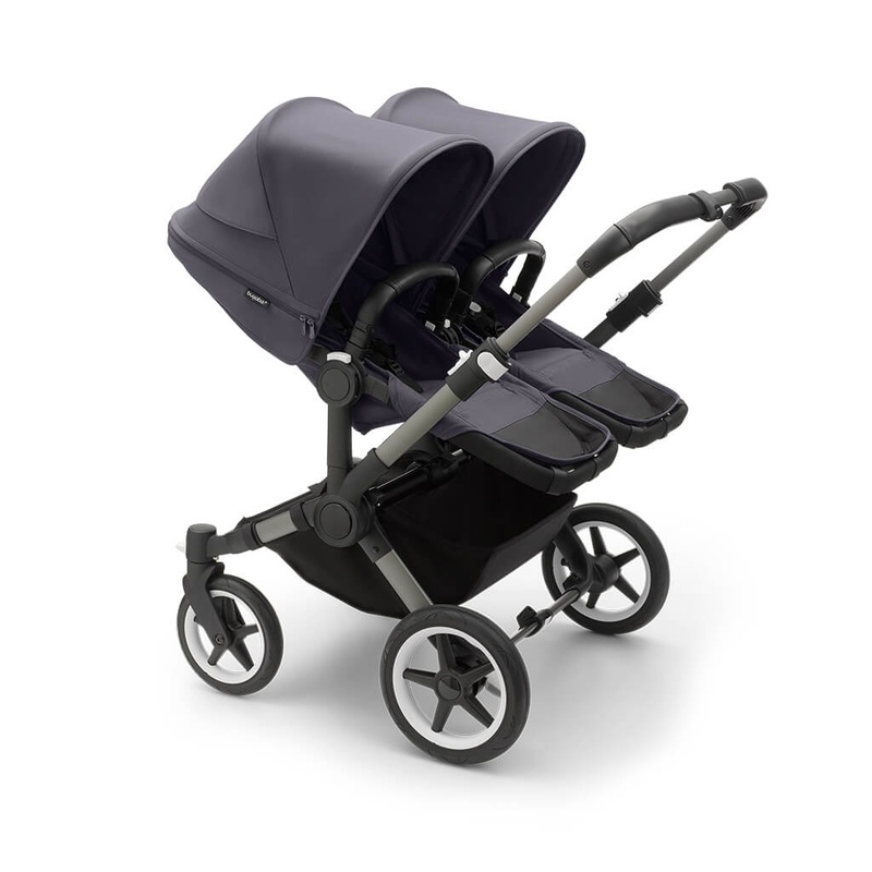 Donkey 5 Twin Complete Stroller Graphite/Stormy Blue
