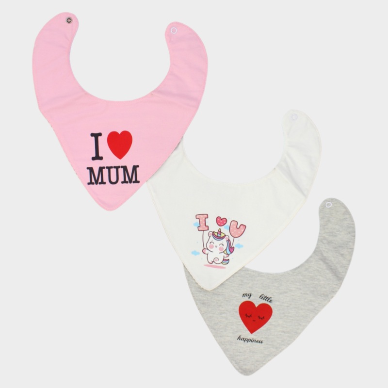Happiness Bib (Pack Of 3)