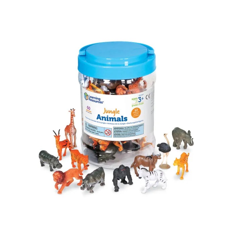 Jungle Animal Counters (Set of 60)