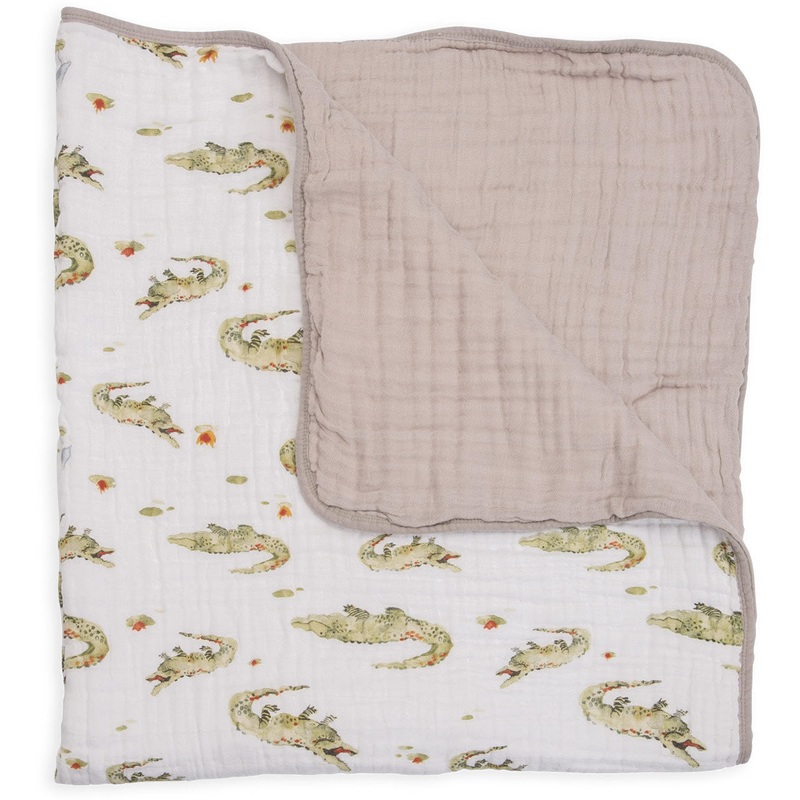 Little Unicorn Cotton Muslin Quilt – Gators