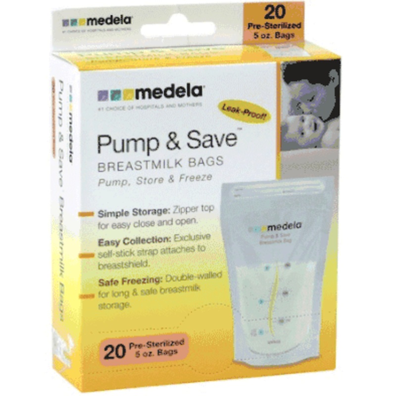 Medela Pump & Save Breastmilk Storage Bags 20 Pack