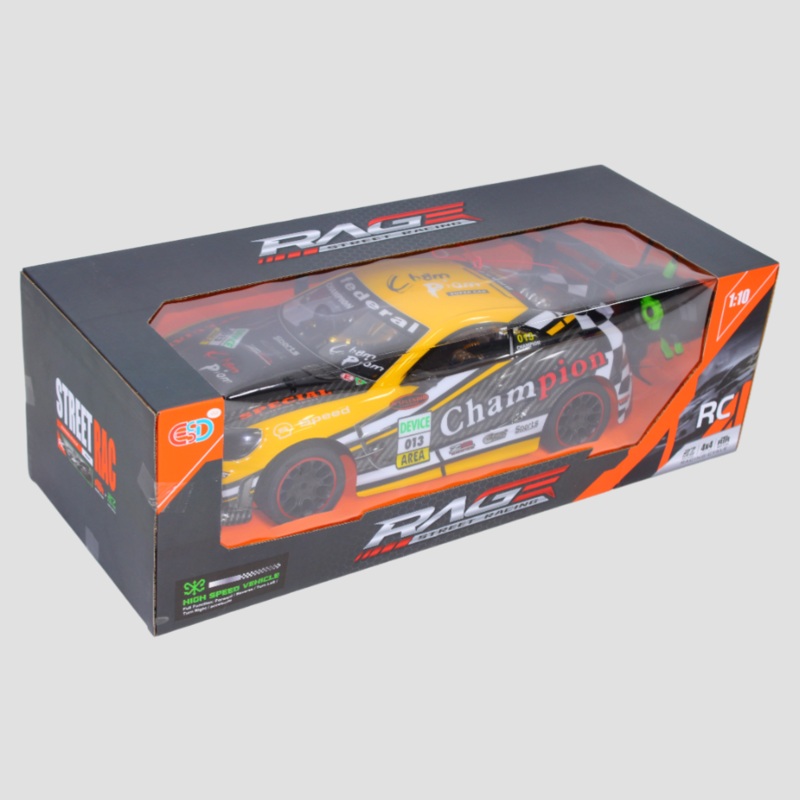 Speeding Remote Control Car for Kids Yellow High Speed Toy