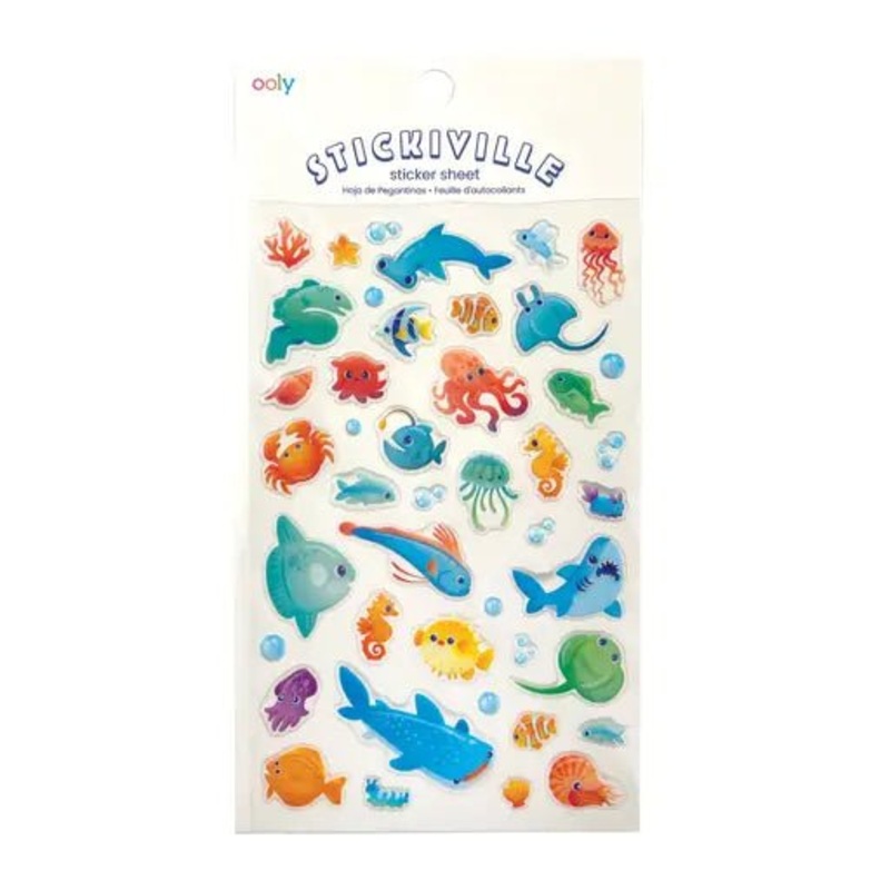 Stickiville Standard – Blue Ocean (Clear Epoxy)