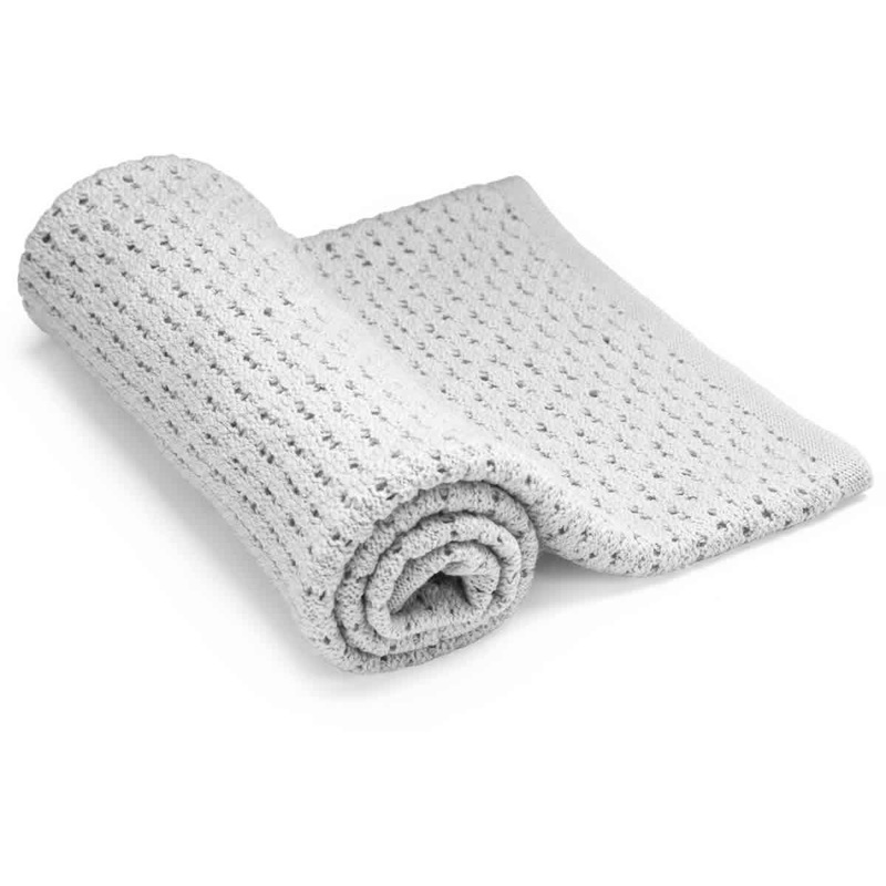 Stokke Merino Wool Blanket – Light Grey