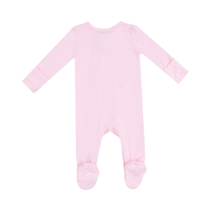 2 Way Zipper Footie – Tickled Pink