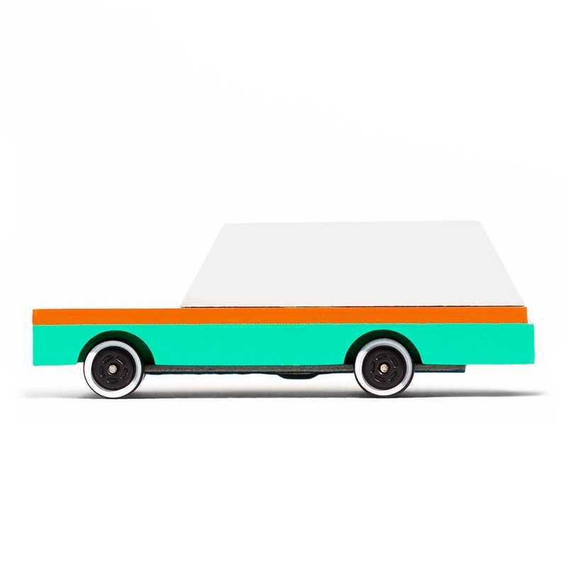 Candylab Teal Wagon Toy Car