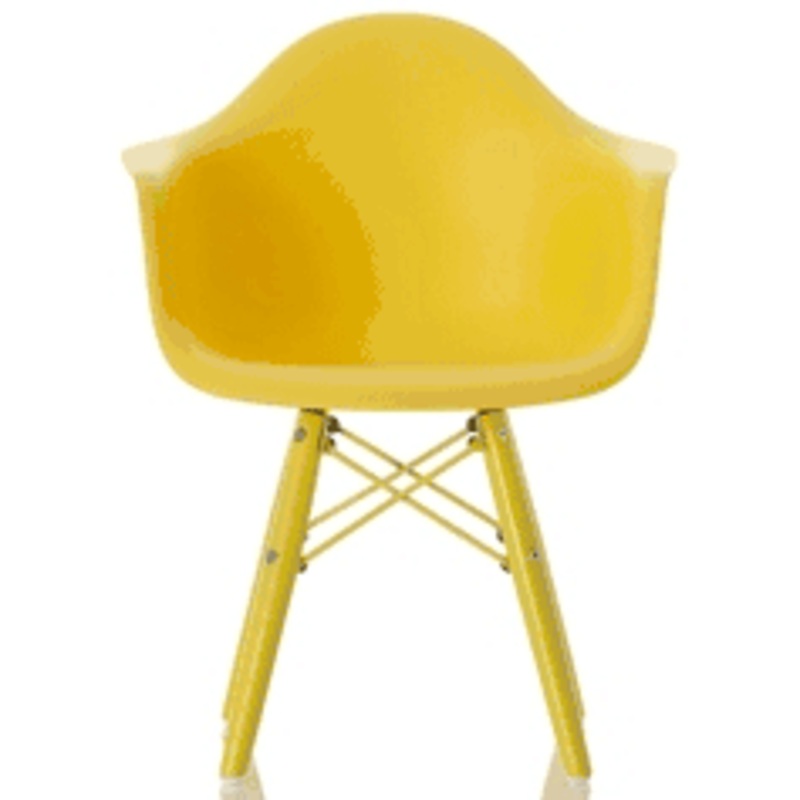 Little Nest Bucket Child Chair in Yellow