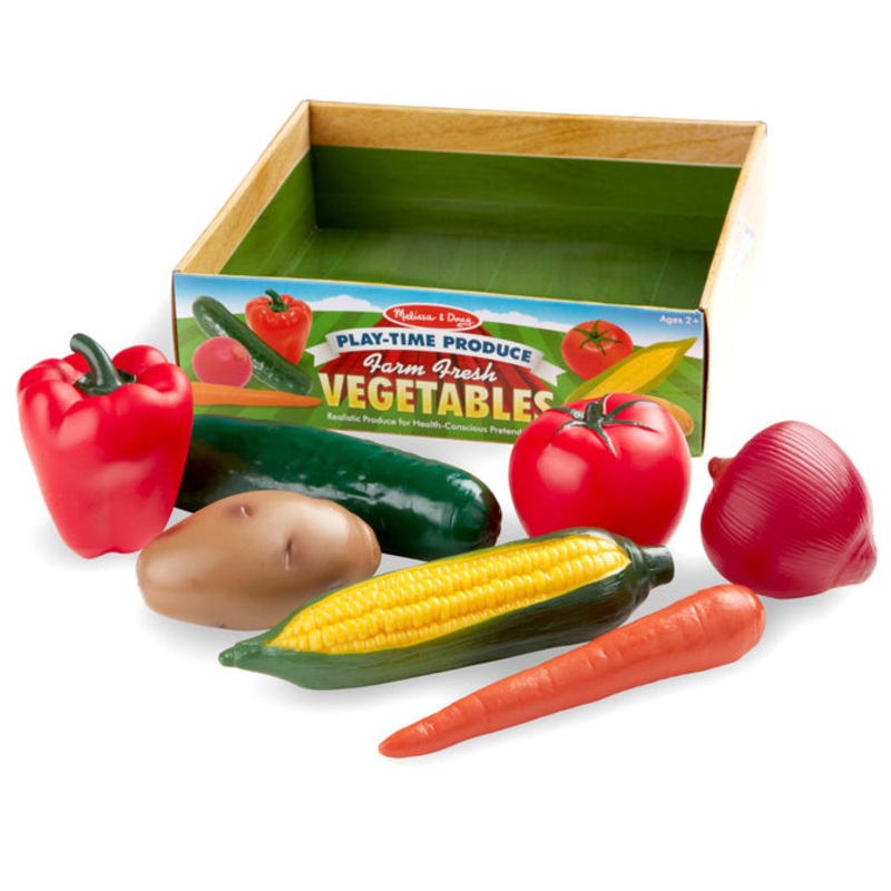 Melissa & Doug- Play-Time Produce Vegetables – Play Food