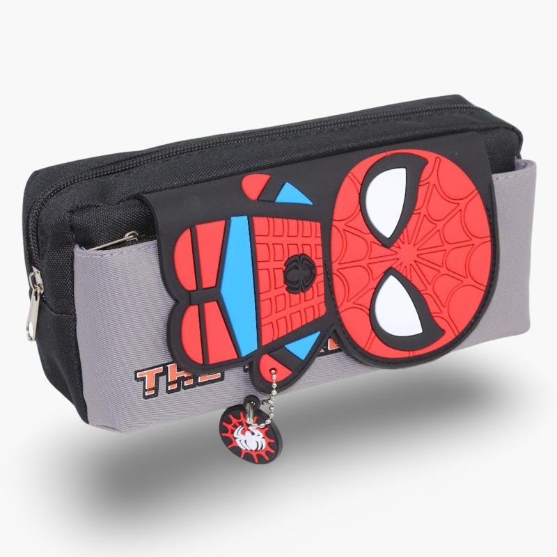 Spiderman Pencil Case  Black & Grey