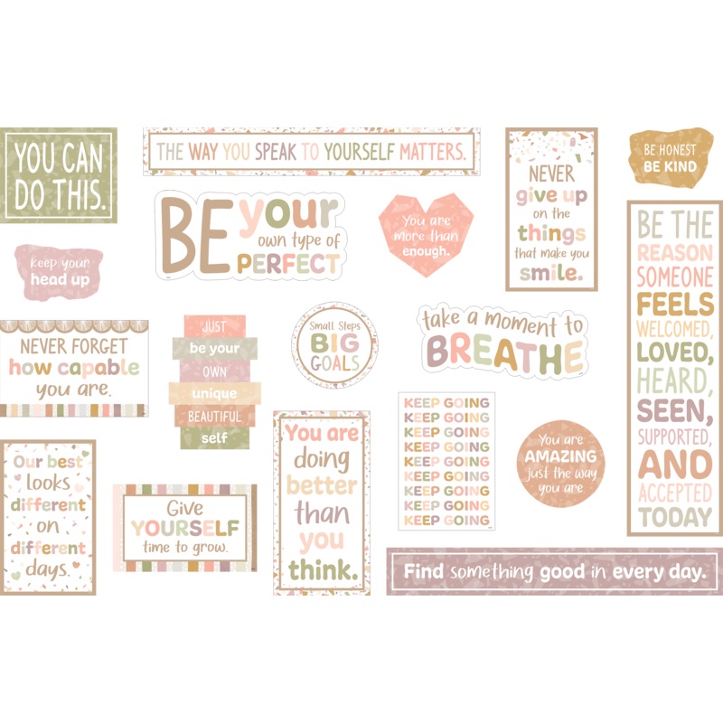 Terrazzo Tones Mini Bulletin Board Set