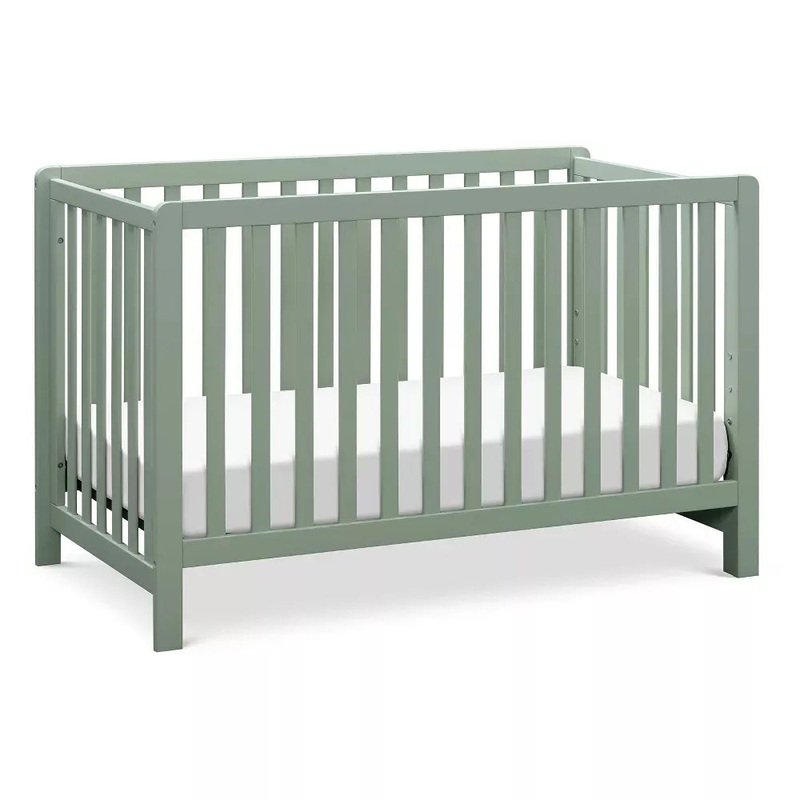 Colby 4-in-1 Low-Profile Convertible Crib – Light Sage
