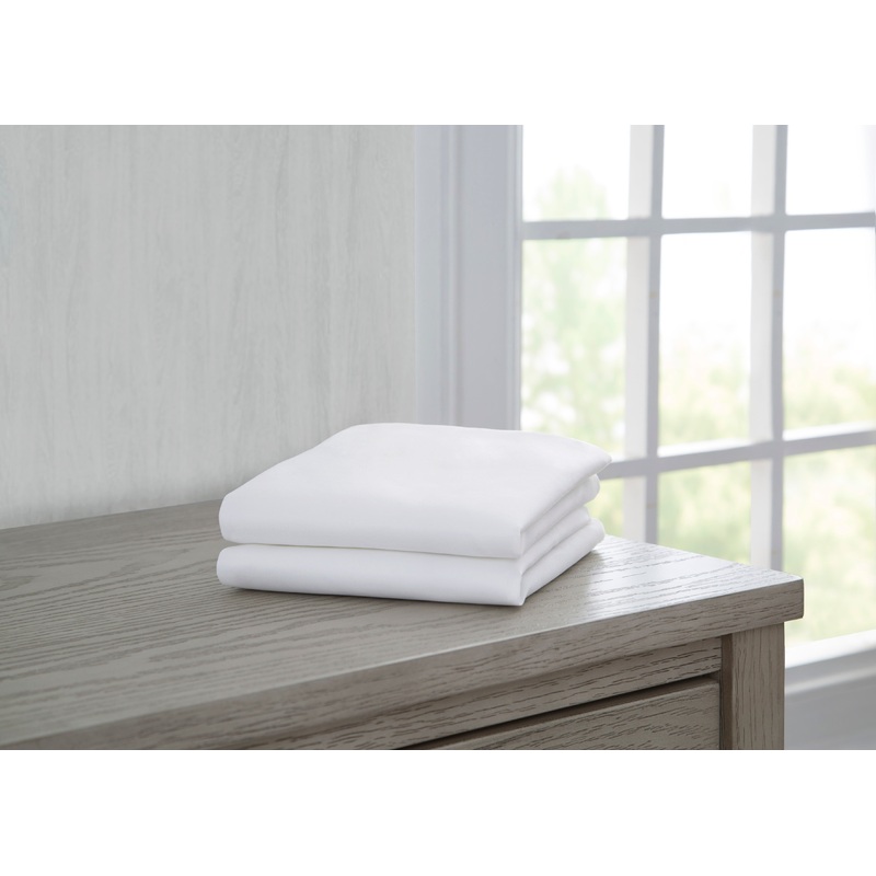 Fitted Bassinet Sheet Set, 2-Pack – Compatible with the Following Simmons Kids Bassinet: 23351