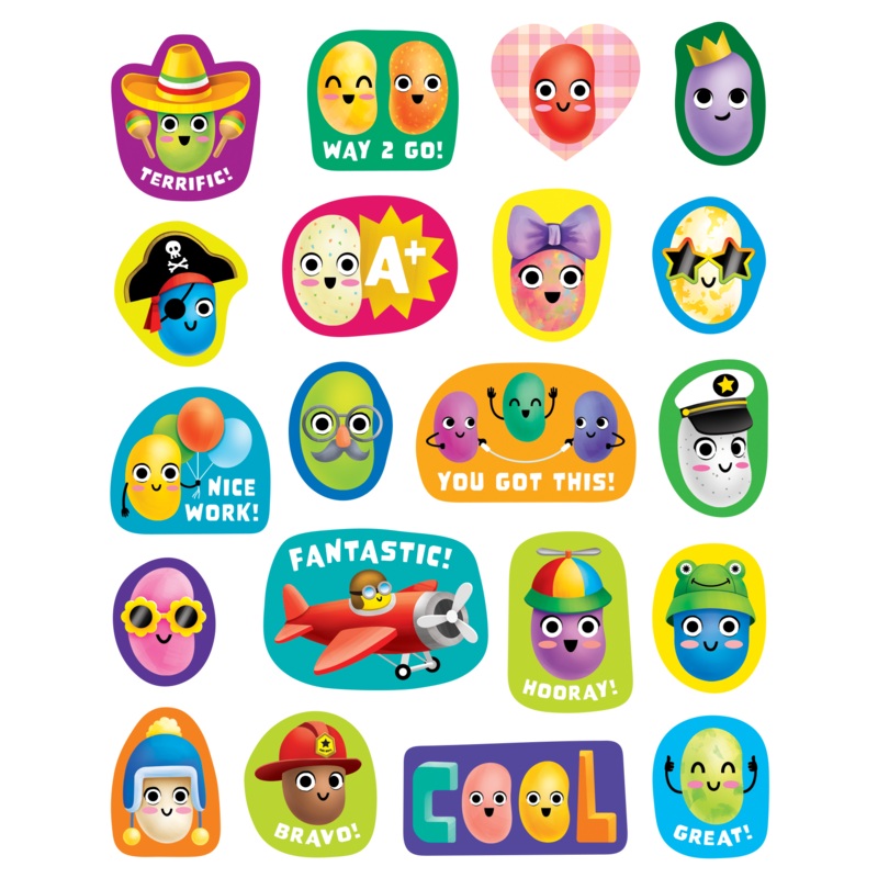 Jelly Bean Smelly Stickers