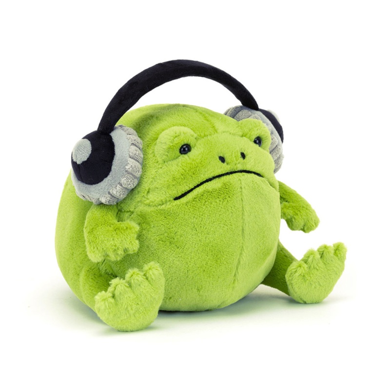 Jellycat Ricky Rain Frog Headphones