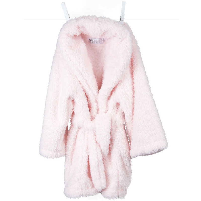 Little Giraffe Kids Stretch Chenille Cover Up – Pink (2-4 Yrs)