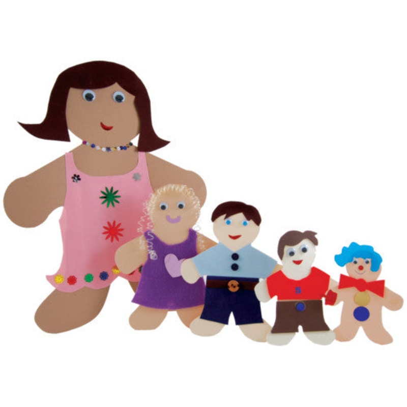 People Cut-Outs, 7″ Mommy