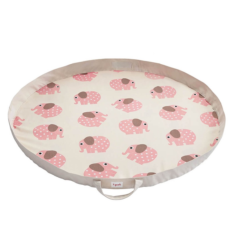 Play Mat Bag Elephant Pink