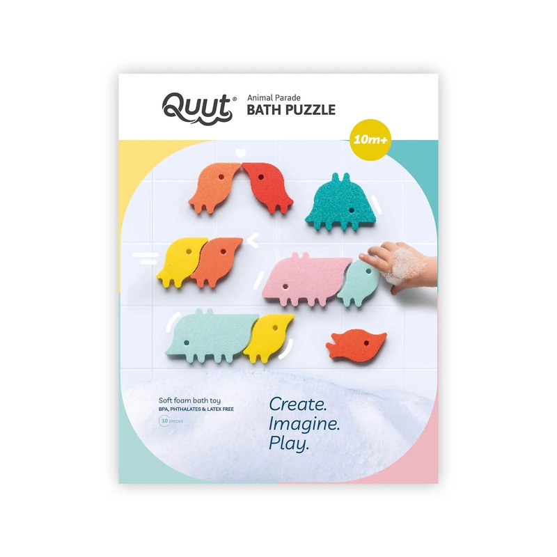 Quutopia Bath Puzzle Animal Parade