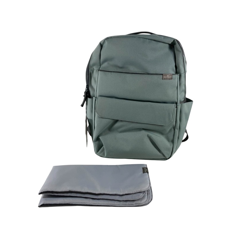 Red Rovr Roo Backpack Diaper Bag, Sage
