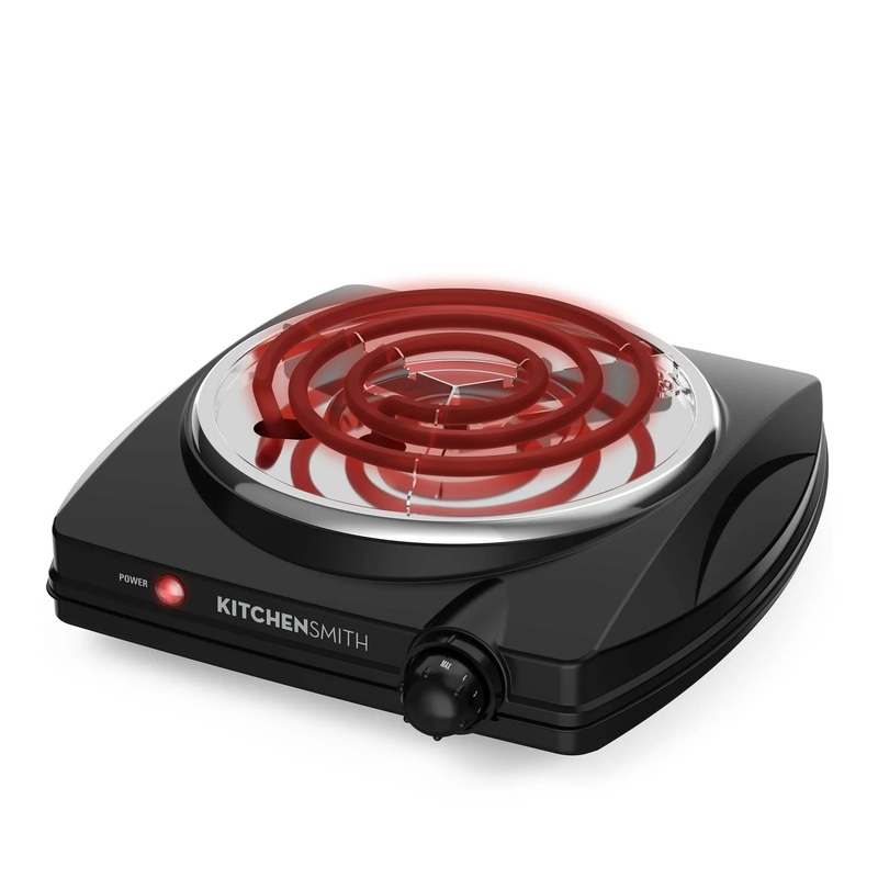 Single Coil Burner – 1000W Compact Metal Cooktop Accessory