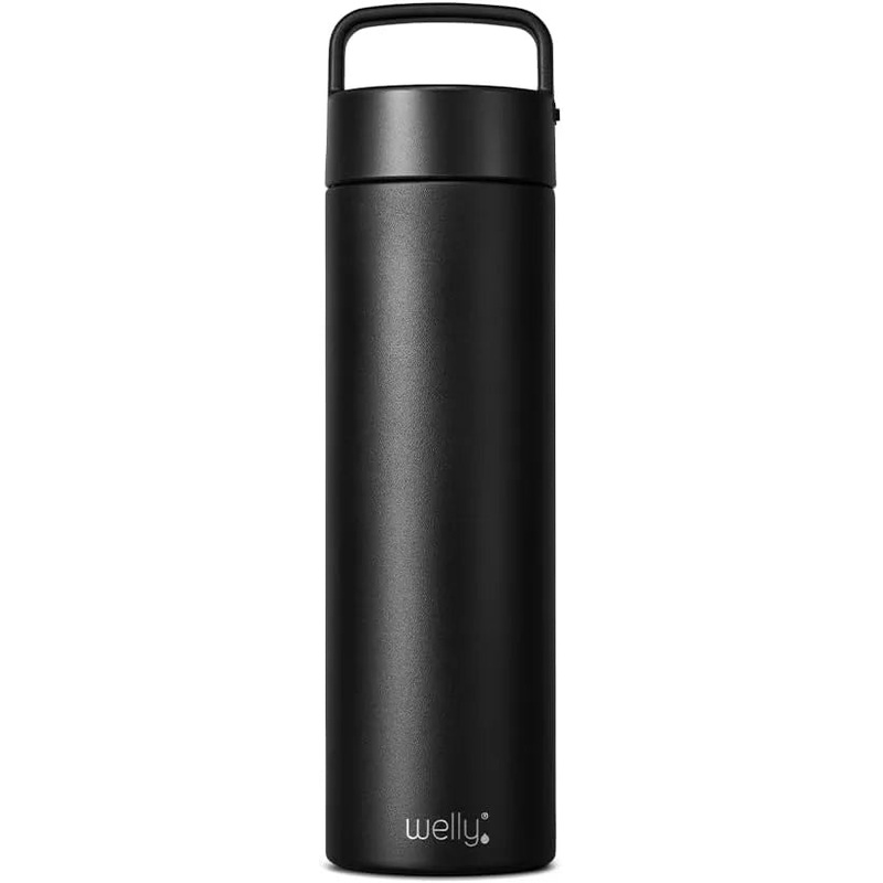 UV Traveler 20oz Stainless Steel Water Bottle – Black