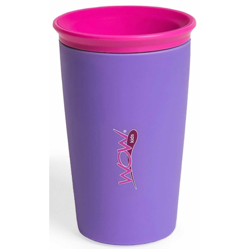 Wow Kids 9 oz Spill-Free Cup – Purple