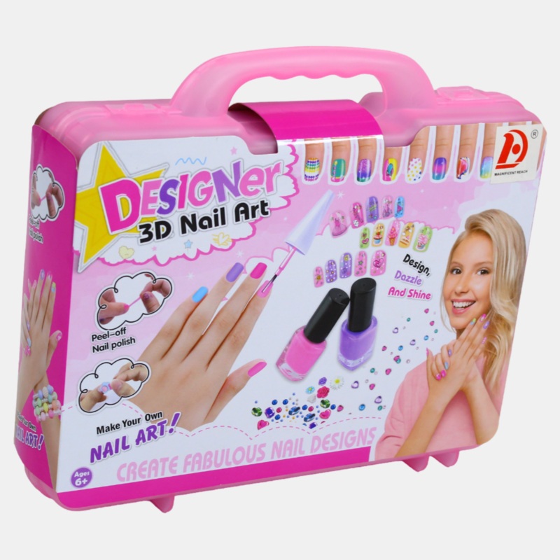 Designer 3-D Nail Art  Fun & Creative Nail Polish Set