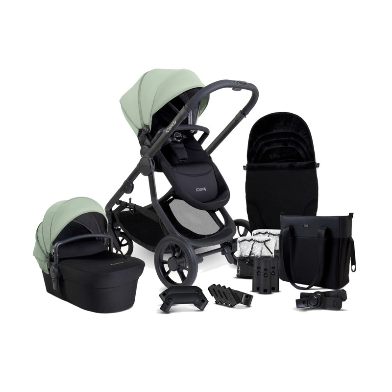 iCandy Orange 4 Pushchair Bundle – Pistachio/Black