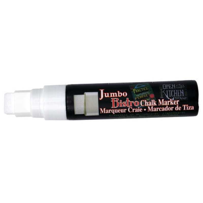 Jumbo Bistro Chalk Marker, White