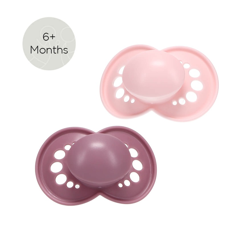 Matte Silicone Pacifier Blush/Orchid