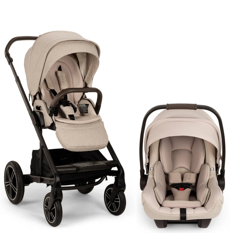 Mixx Next Stroller with Magnetic Buckle + Pipa Aire RX – Biscotti – ON BACKORDER (see description)