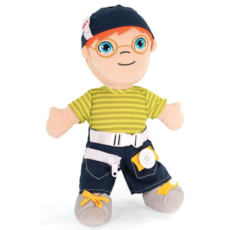 Multicultural Fastening Dolls, Caucasian Boy
