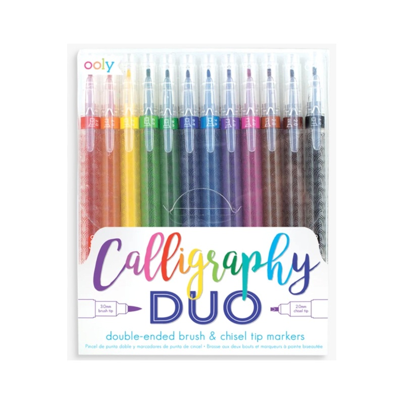 Ooly Calligraphy Duo Chisel And Brush Tip Markers