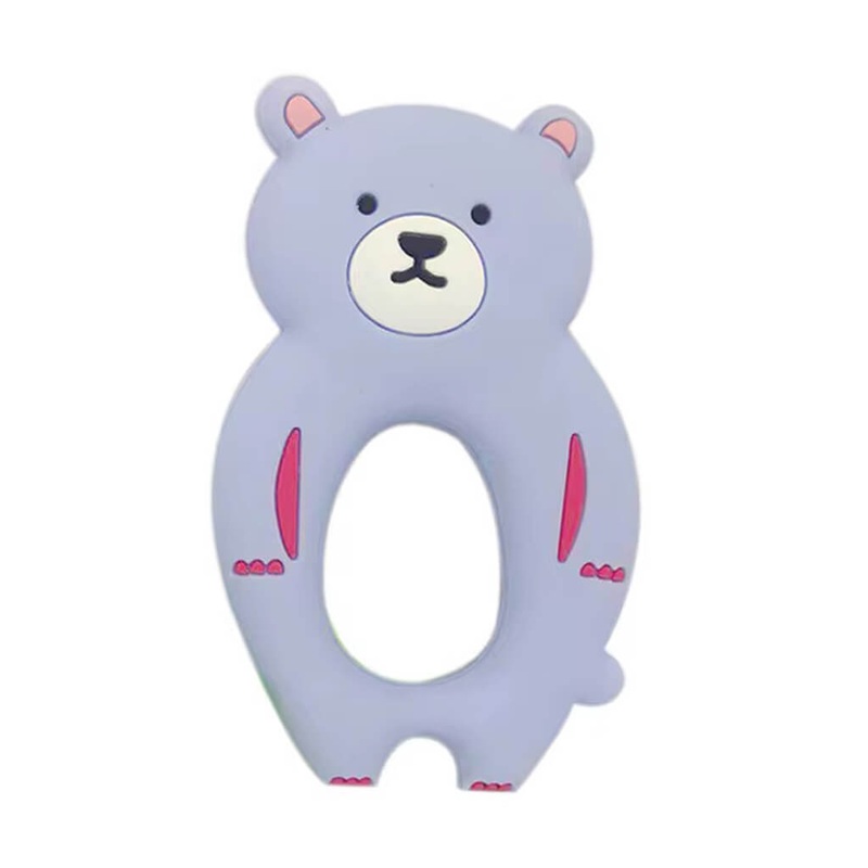 Silicone Teether – Bear Blue