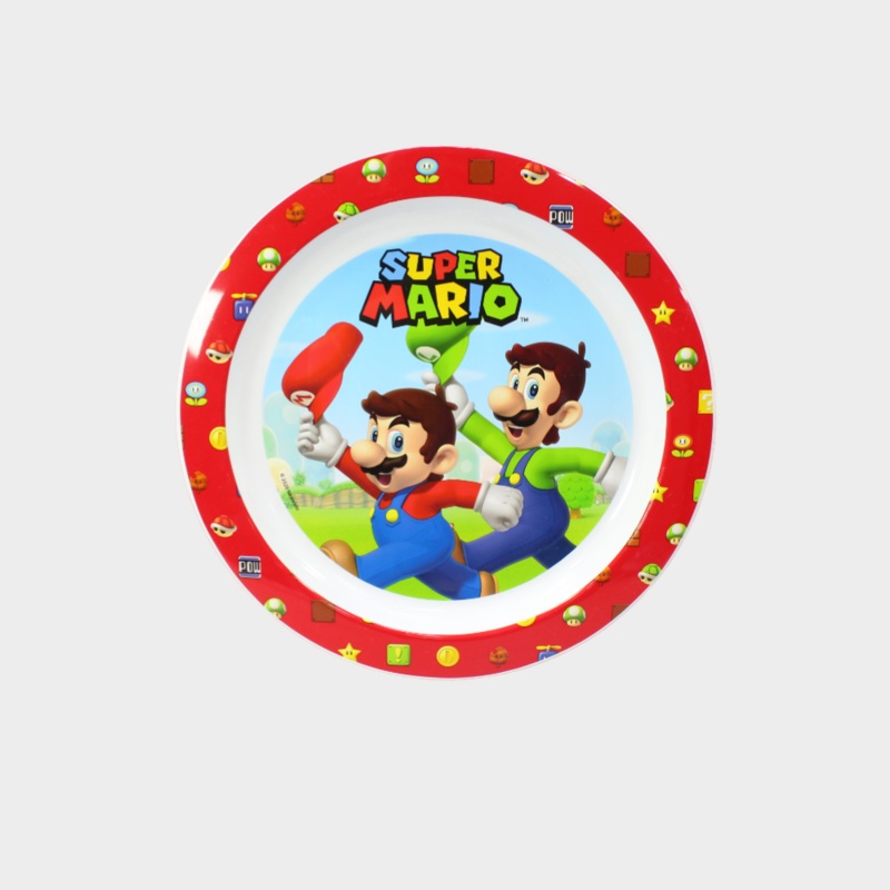 Super Mario Plastic Microwavable Plate