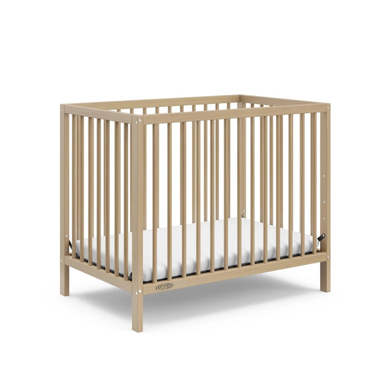 Teddi Convertible Mini Crib – Driftwood