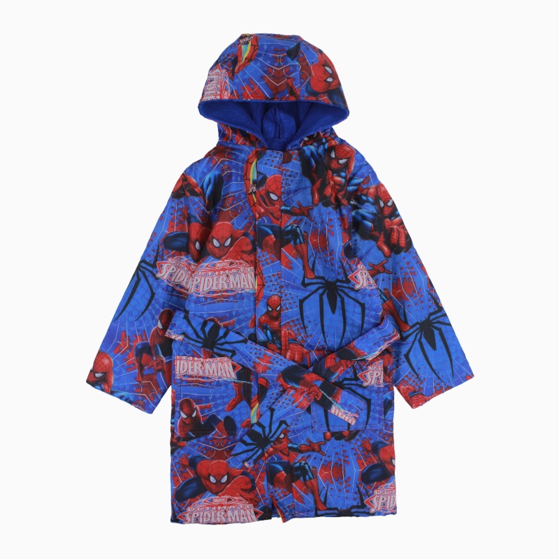 Boys Swim Robe – Spiderman Print