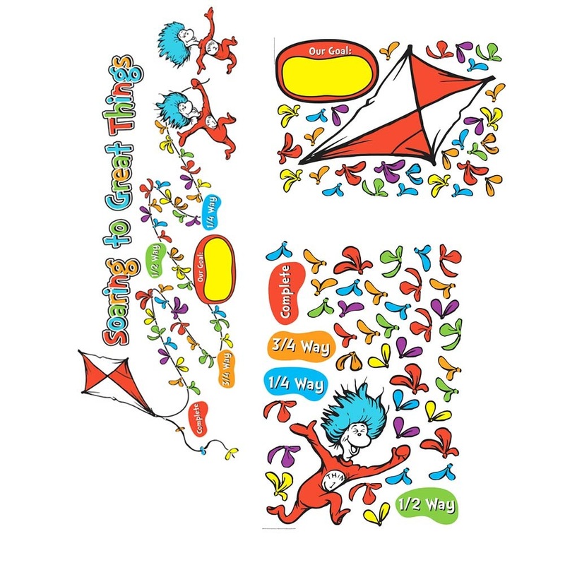 Dr. Seuss Goal Setting Bulletin Board Set