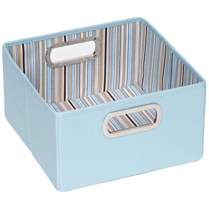 JJ Cole Storage Box 6.5″ – Blue Stripe