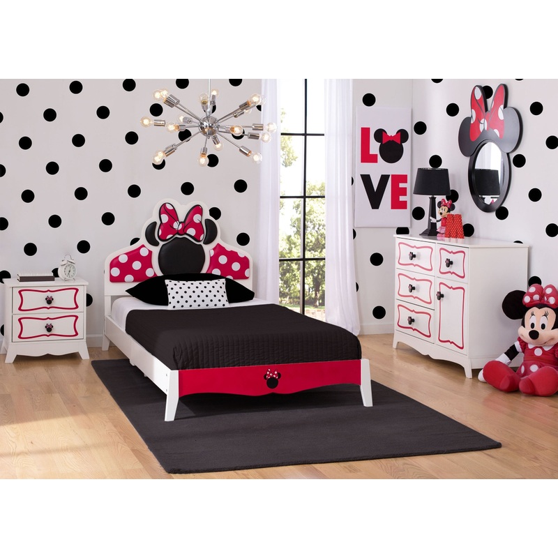 Minnie Mouse Wooden Twin Bedroom Collection
